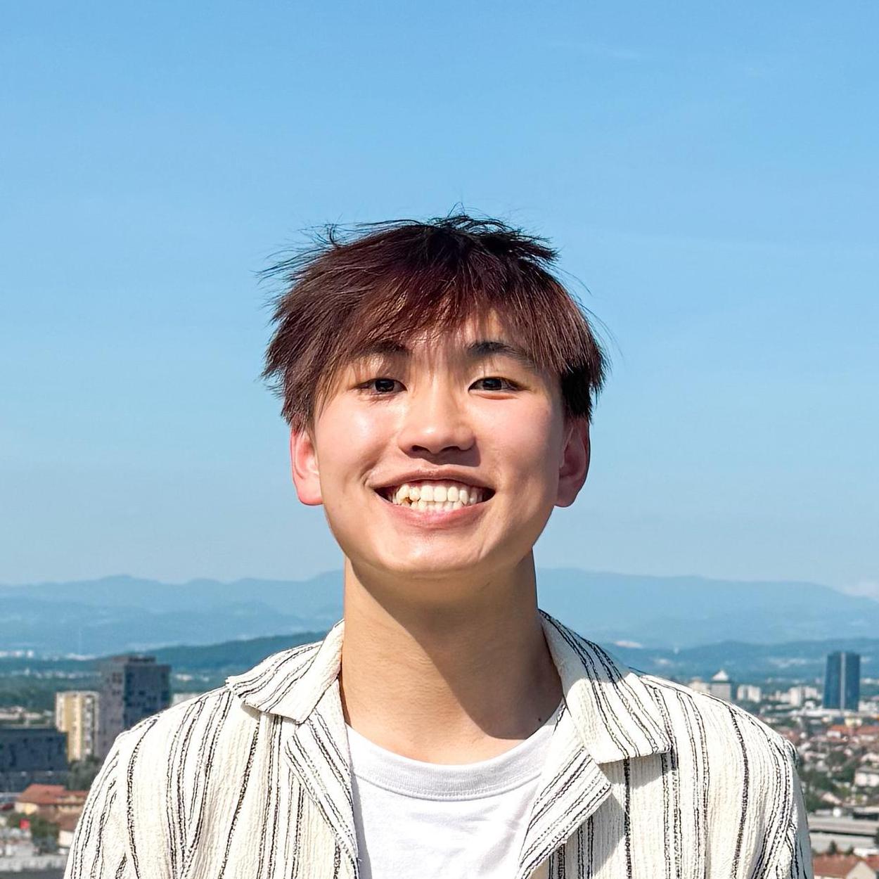 A photograph of the face of Ivan Ng.